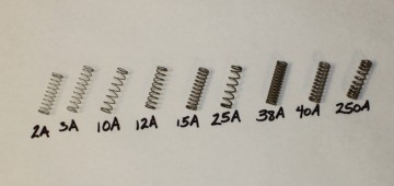 6007-  Enderle , Waterman, Kinsler, 6AN  Check Valve Springs from 1 lb to 250 lb